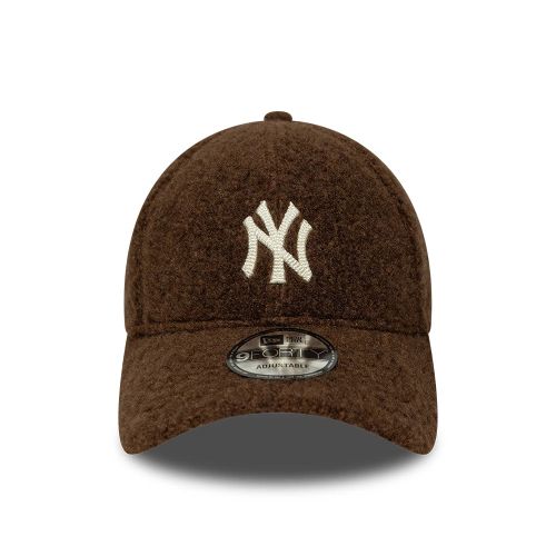 Casquette 9FORTY Adjustable New York Yankees MLB Winter Borg Marron unisex - New Era Cap - Modalova