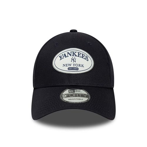 Casquette 9FORTY New York Yankees MLB Patch Bleu Marine unisex - New Era Cap - Modalova