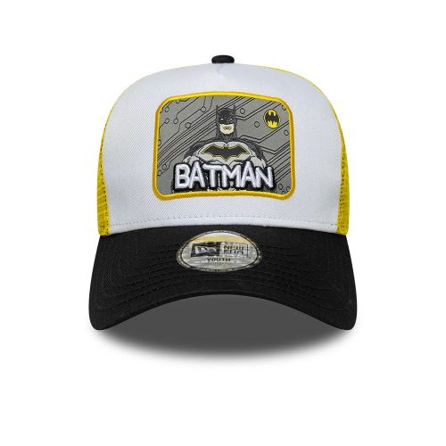 Casquette Enfant 9FORTY A-Frame Trucker Batman DC Patch Blanc unisex - New Era Cap - Modalova