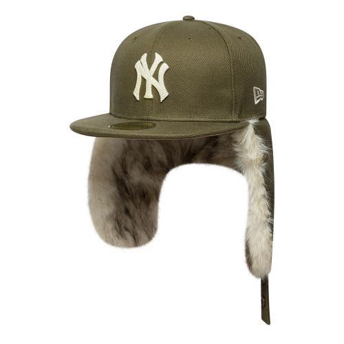 Casquette 59FIFTY Fitted Dogear New York Yankees MLB Canvas Vert foncé unisex - New Era Cap - Modalova