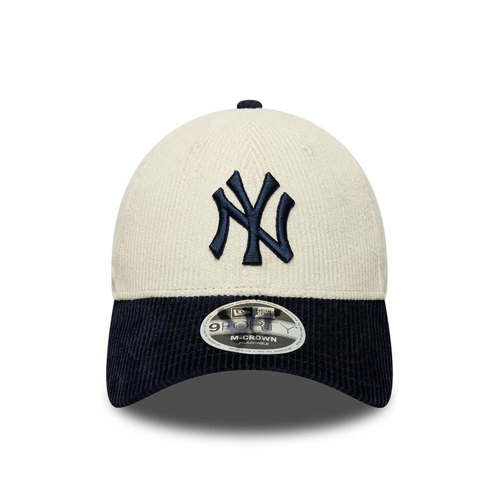 Casquette 9FORTY M-Crown New York Yankees MLB Cord Blanc unisex - New Era Cap - Modalova
