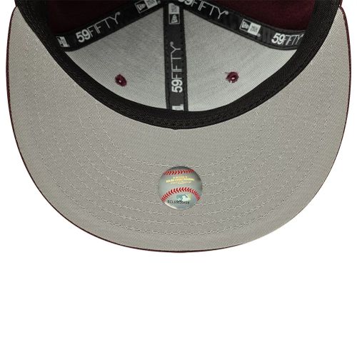 Casquette 59FIFTY Fitted Athletics MLB Violet foncé unisex - New Era Cap - Modalova