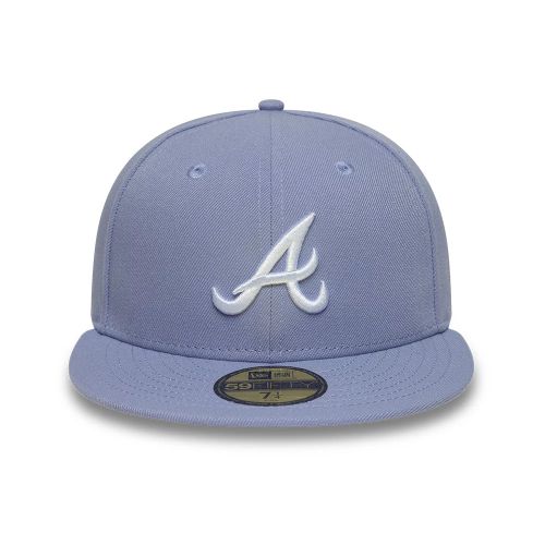 Casquette 59FIFTY Fitted Atlanta Braves MLB Violet Pastel unisex - New Era Cap - Modalova