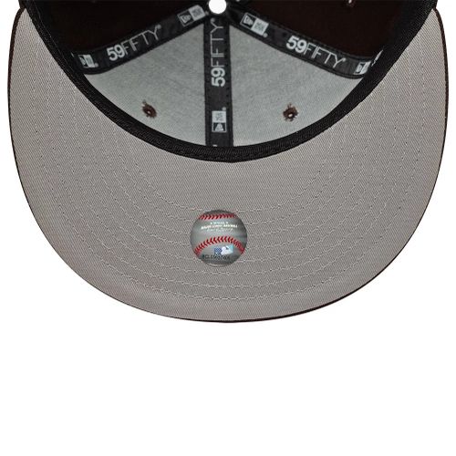 Casquette 59FIFTY Fitted Athletics MLB Marron foncé unisex - New Era Cap - Modalova