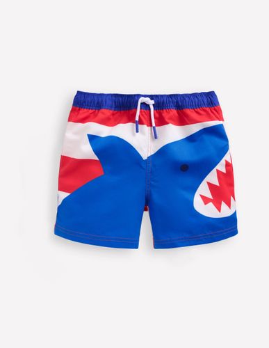 Short de bain-Requin coquelicot - Boden - Modalova