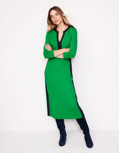 Robe midi Catherine en point de Rome-Émeraude Intense - Boden - Modalova