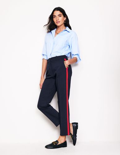 Pantalon Kew rayé sur les côtés- marine à rayures latérales - Boden - Modalova