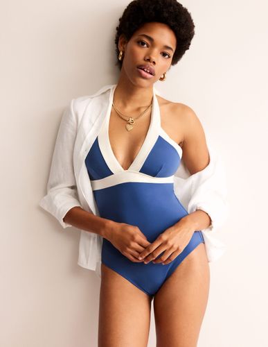 Maillot de bain dos-nu Ithaca-Colourblock globe/ivoire - Boden - Modalova