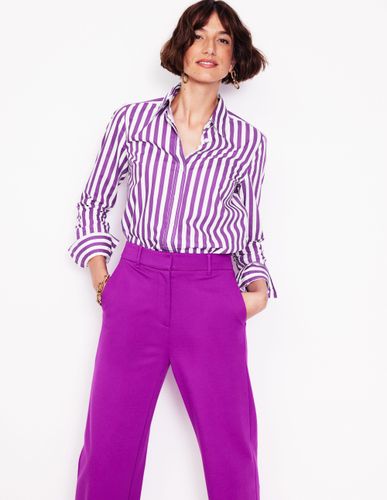 Chemise Sienna en coton- royal, rayé ivoire - Boden - Modalova