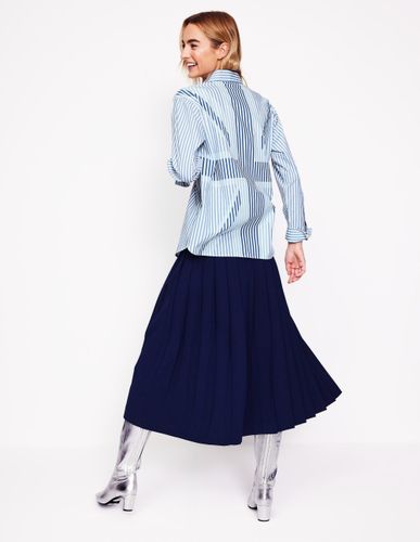 Chemise décontractée Connie en coton-Union Jack rayé style coutil - Boden - Modalova