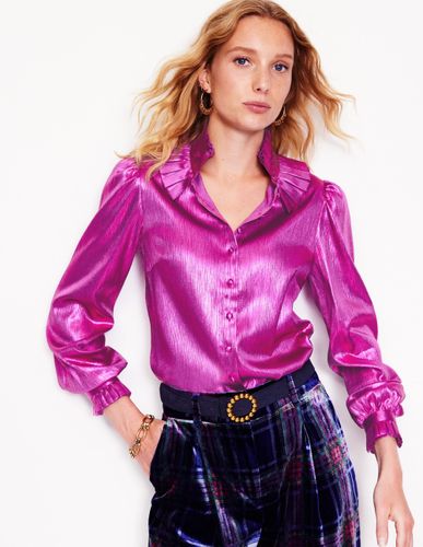 Blouse de fête à col volanté - Boden - Modalova