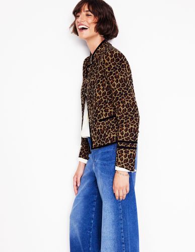 Veste Cambridge style militaire-Cœurs folk rouge rockabilly - Boden - Modalova