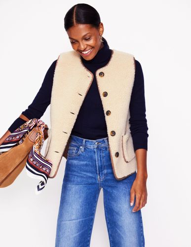 Veste Clerkenwell sans manches en borg - Boden - Modalova