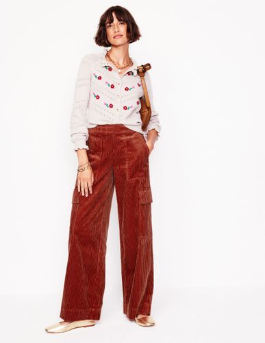 Pantalon à enfiler en velours côtelé-Gueule-de-loup - Boden - Modalova