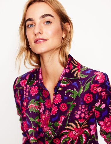 Blazer Marylebone en velours-Motif Blossom Flourish - Boden - Modalova