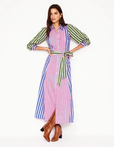 Robe-chemise Clara en coton-, rayé rouge - Boden - Modalova