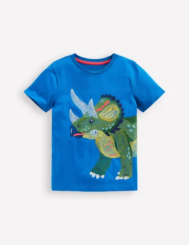 T-shirt à super surpiqûres-Dino - Boden - Modalova