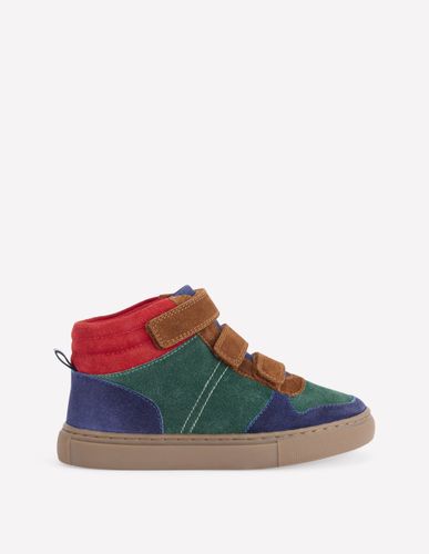Baskets montantes en daim-Colourblock vert pin - Boden - Modalova