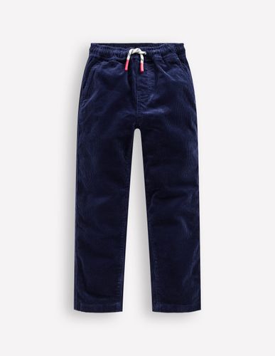 Pantalon slim à enfiler-Velours côtelé marine universitaire - Boden - Modalova
