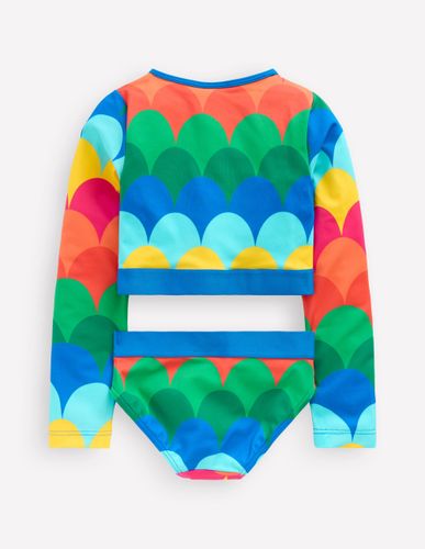 Ensemble avec haut de plage court-Rayé festonné multi - Boden - Modalova