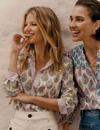 Chemise Sienna en coton-Multi, bouquet de fleurs sauvages - Boden - Modalova