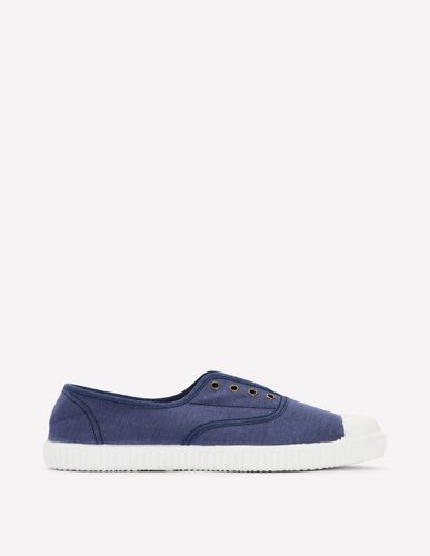 Canvas-Turnschuhe ohne Schnürung-Marineblaue - Boden - Modalova