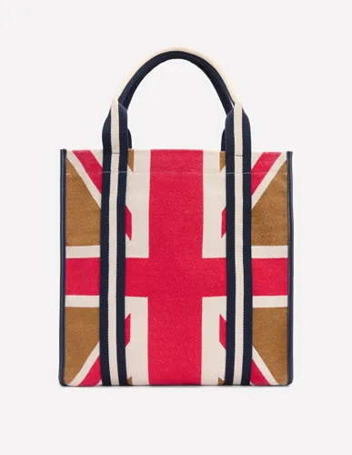 Sac cabas en toile-Motif Union Jack neutre - Boden - Modalova