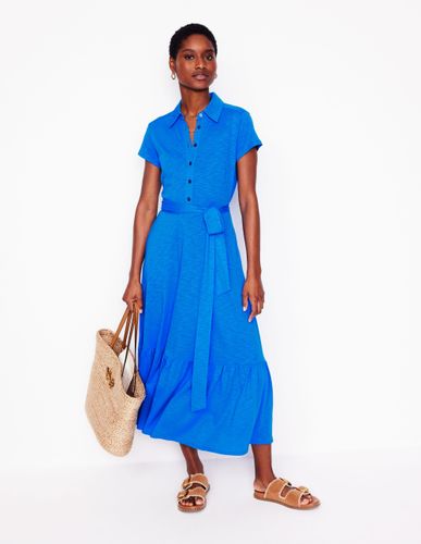 Robe-chemise Cressida en jersey-Bleu galerie - Boden - Modalova