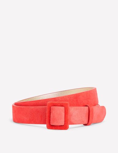 Ceinture fine en daim à boucle- tarte aux fraises - Boden - Modalova