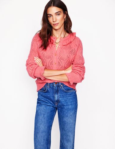 Gilet Alice en maille duveteuse- saumon - Boden - Modalova