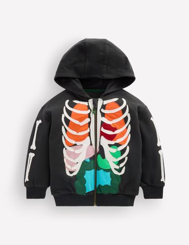 Garçons Sweat à capuche zippé phosphorescent fun en Taille 6-7 ans - Boden - Modalova