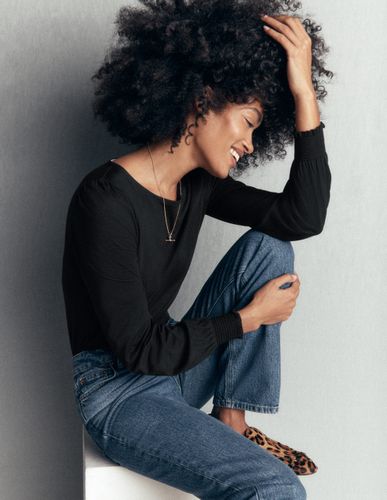 S Top ultra-doux à poignets smockés en Taille 30 - Boden - Modalova