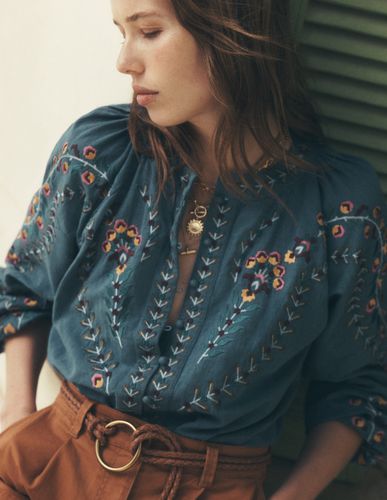 S Top brodé à manches raglan en Taille 30 - Boden - Modalova
