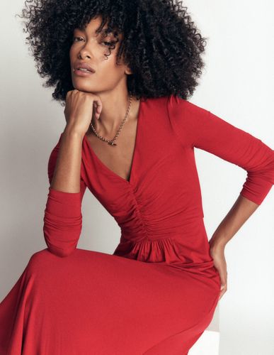 S Robe Jasmine froncée en jersey en Taille Petite/30 - Boden - Modalova