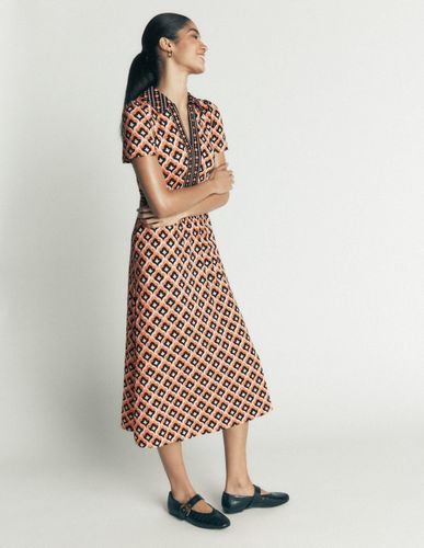 S Robe midi style 40s Heidi en jersey Taille Petite/30 - Boden - Modalova
