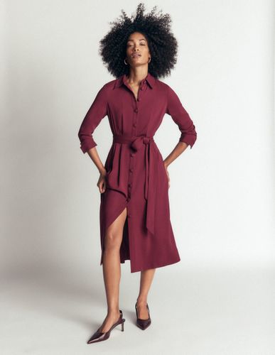 S Robe-chemise Kate plissée en Taille Petite/30 - Boden - Modalova