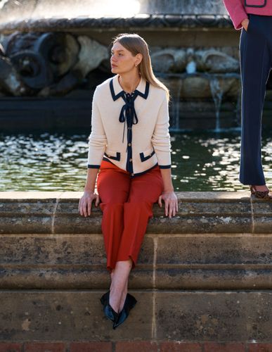 S Veste en maille Elizabeth à nœud en Taille 30 - Boden - Modalova