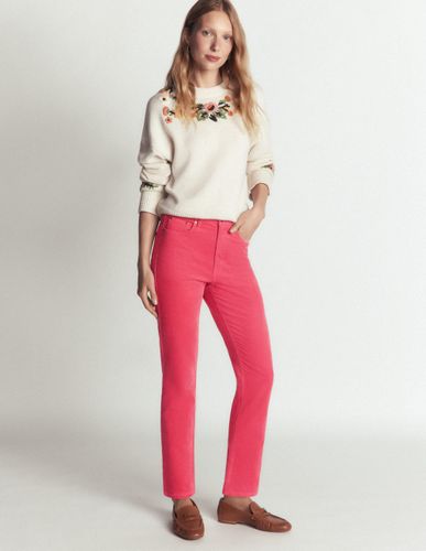 S Jean slim à taille haute en velours côtelé en Taille Petite/32 - Boden - Modalova