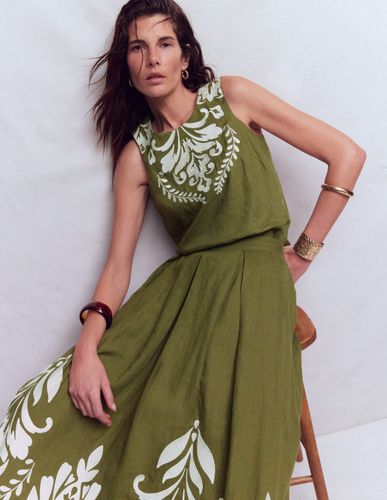 S Top Sofia brodé en lin en Taille 44 - Boden - Modalova