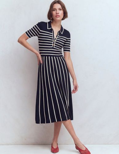 S Robe midi en maille à col en Taille 38 - Boden - Modalova