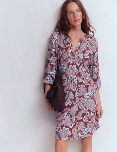 S Robe Cathy à col cranté en jersey en Taille Petite/38 - Boden - Modalova