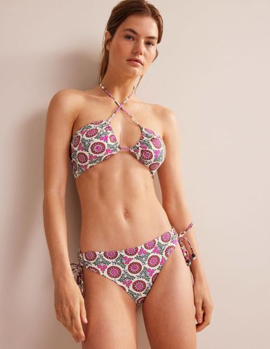 Bas de bikini à fronces-Gin-fizz, motif Sunflower Sprig - Boden - Modalova