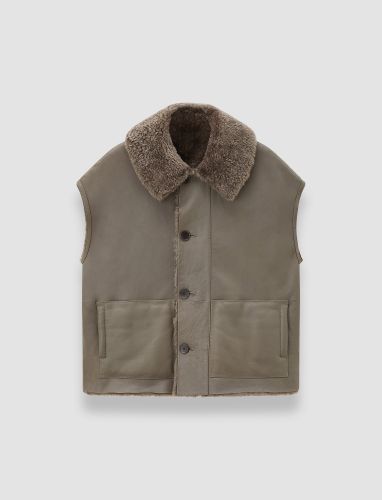 Molin Reversible Shearling Gilet - 34 - Joseph - Modalova