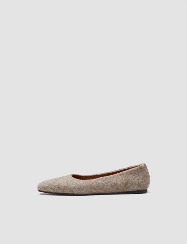 Textured Wool Ballerinas - 36 - Joseph - Modalova