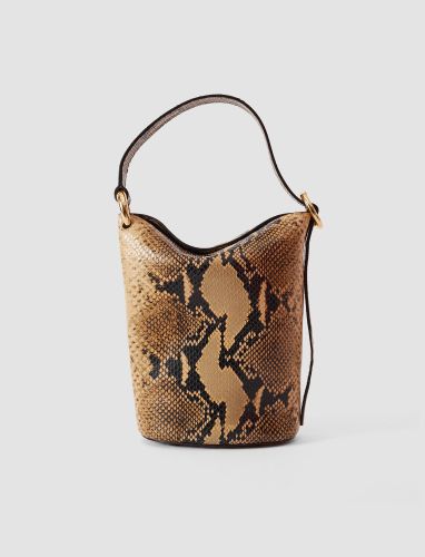 Mini Bucket Snake Leather Bag - One Size - Joseph - Modalova