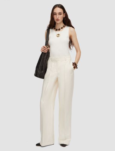Mitae Cotton Silk Blend Trousers - Regular / 32 - Joseph - Modalova