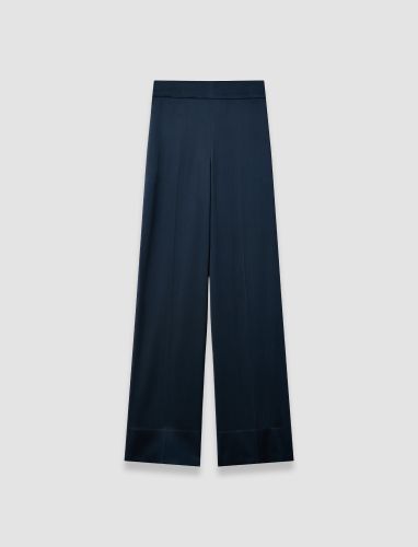 Dijon Silk Satin Trousers - Shorter / 34 - Joseph - Modalova