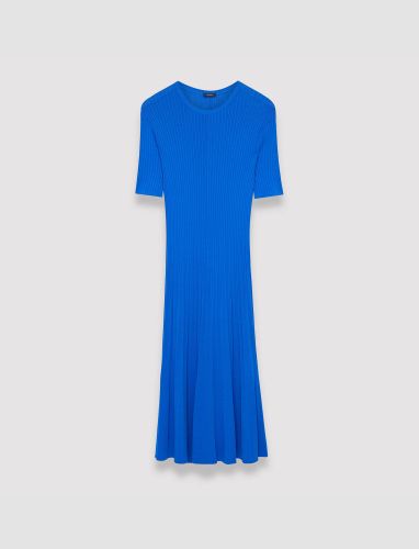 Viscose Rib Knit Short Sleeve Dress - Regular / L - Joseph - Modalova