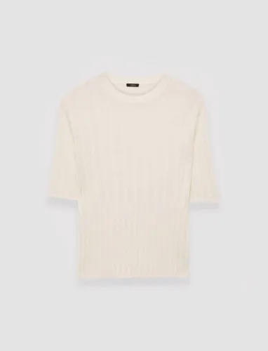 Crisp Rayon Knitted T-Shirt - XXS - Joseph - Modalova
