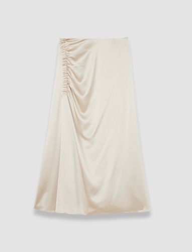 Andrea Ruched Silk Satin Skirt - 38 - Joseph - Modalova